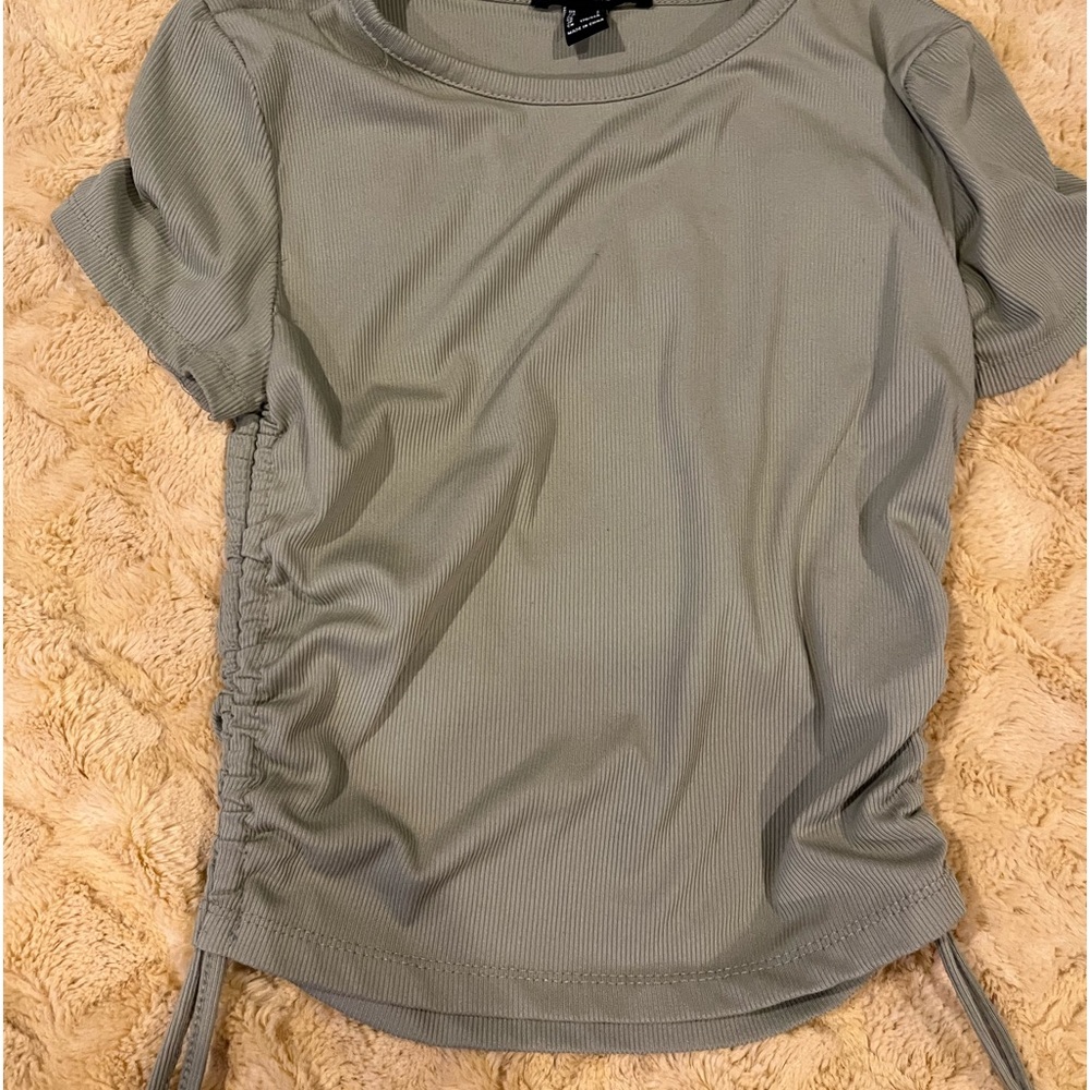 adjustable tight crop top